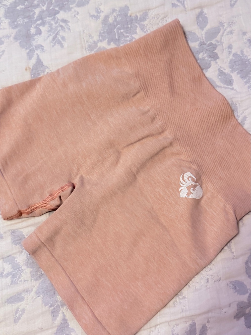 WOMENS BESTHigh-Waist Peach BIKER SHORTS